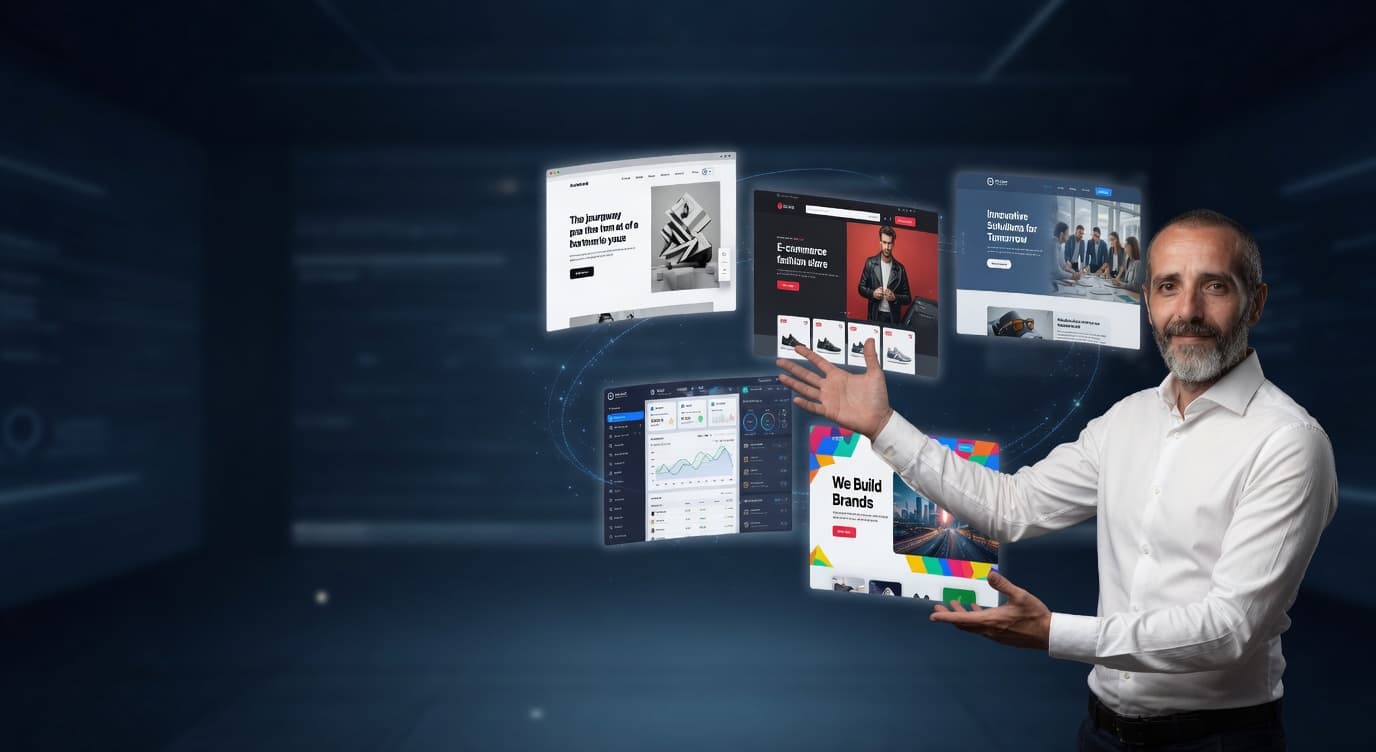 Espacio de trabajo moderno de agencia